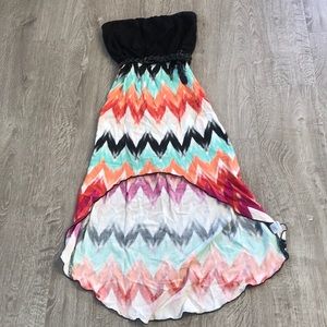 Strapless dress